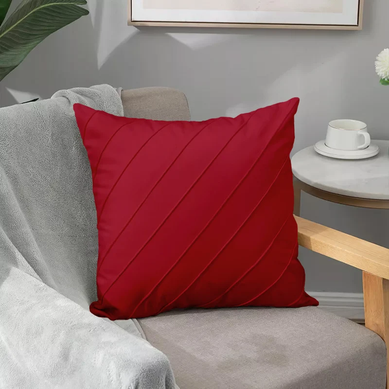 Fodera Cuscino Decorativo in Velluto Ricamato 45x45 cm con Zip Il Gruppone