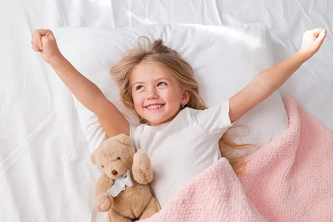 Cuscino Culla Traspirante, Antiacaro Con Federa 100% Cotone Neonato Made in Italy e OEKO-TEX®- Cuscino Lettino Bambino Morbido