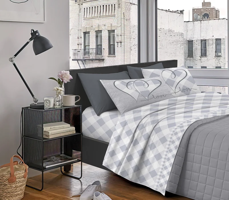 Completo Letto Stampato in Cotone Made in Italy Dis.Koala-Lovely Il Gruppone