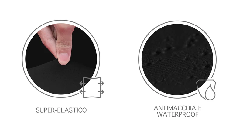 Copridivano Elasticizzato Antimacchia Antiscivolo Antigraffio Universale con Braccioli Sagomati Il Gruppone