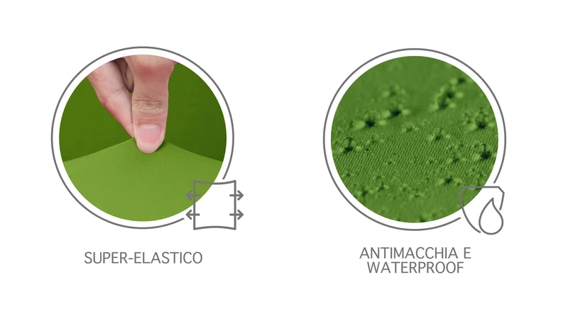 Copridivano Elasticizzato Antimacchia Antiscivolo Antigraffio Universale con Braccioli Sagomati Il Gruppone