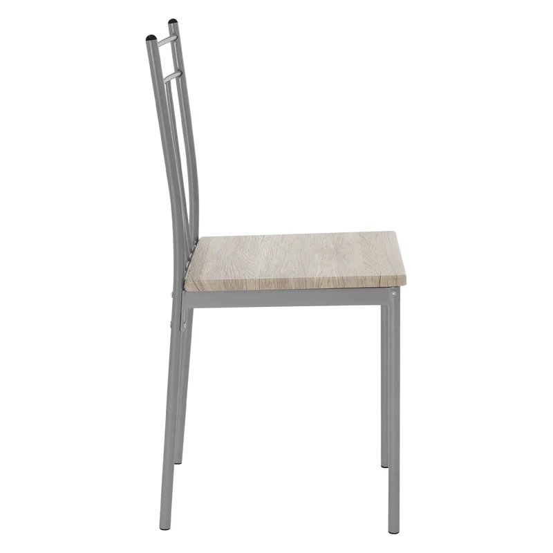 ML-Design | Essgruppe für 4 Personen 5-teilig mit Esstisch und 4 Stühlen aus Holz, Stahl, Esszimmergarnitur Sitzgruppe Küchentisch Set