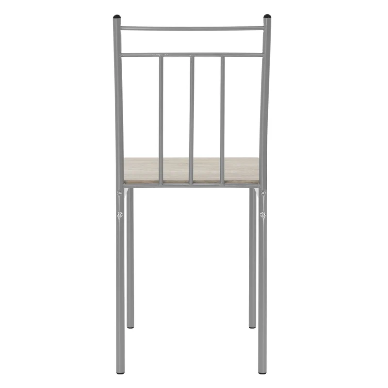 ML-Design | Essgruppe für 4 Personen 5-teilig mit Esstisch und 4 Stühlen aus Holz, Stahl, Esszimmergarnitur Sitzgruppe Küchentisch Set