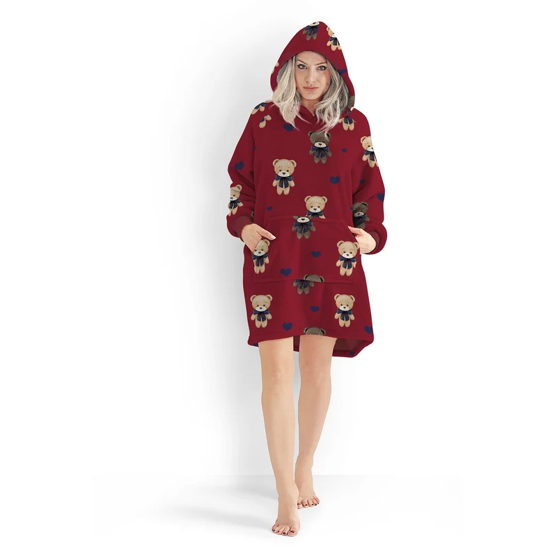 Poncho in Micropile Fantasia - Orsacchiotti