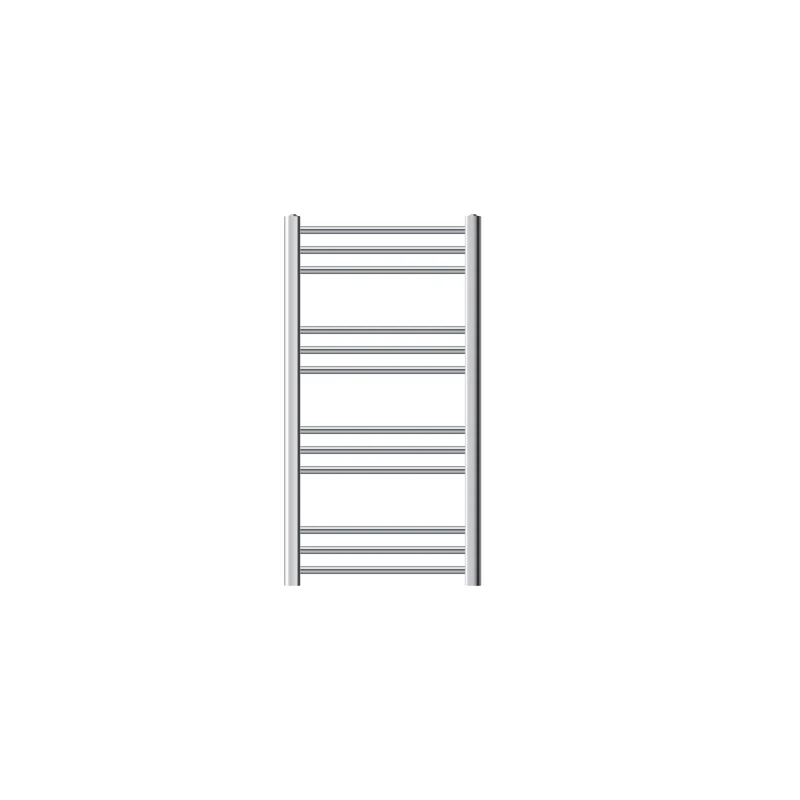 Badheizkörper Sahara 500x800 mm Chrome gebogen mit Seitenanschluss LuxeBath
