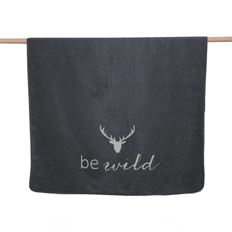 Coperta Invernale in Caldo Cotone Fantasia Be Wild - Savona