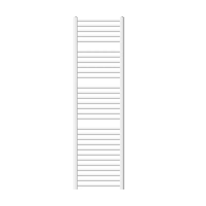 Badheizkörper 500x1800 mm Weiß gerade mit Seitenanschluss LuxeBath