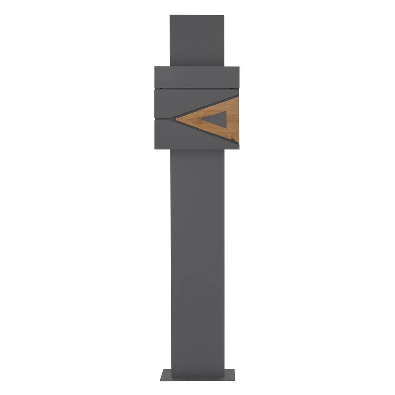 ML-DESIGN | Standbriefkasten freistehend in verschiedenen Designs 170 cm hoch Edelstahl Standfuß in Anthrazit