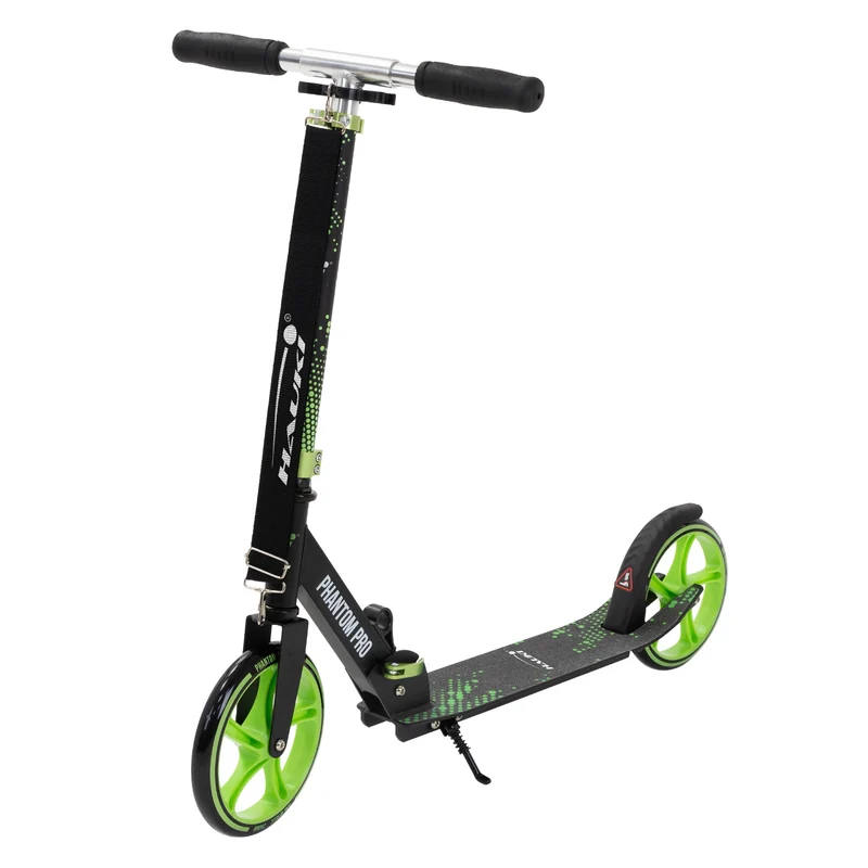 HAUKI | Cityroller klappbar und höhenverstellbar mit XXL-Räder, Tetroller Kickscooter Scooter