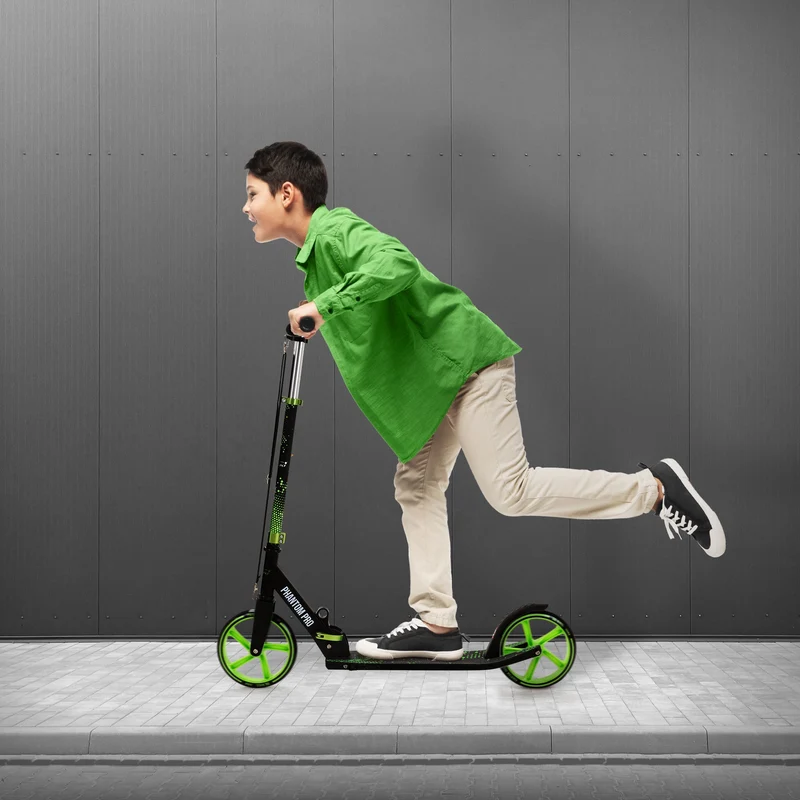 HAUKI | Cityroller klappbar und höhenverstellbar mit XXL-Räder, Tetroller Kickscooter Scooter