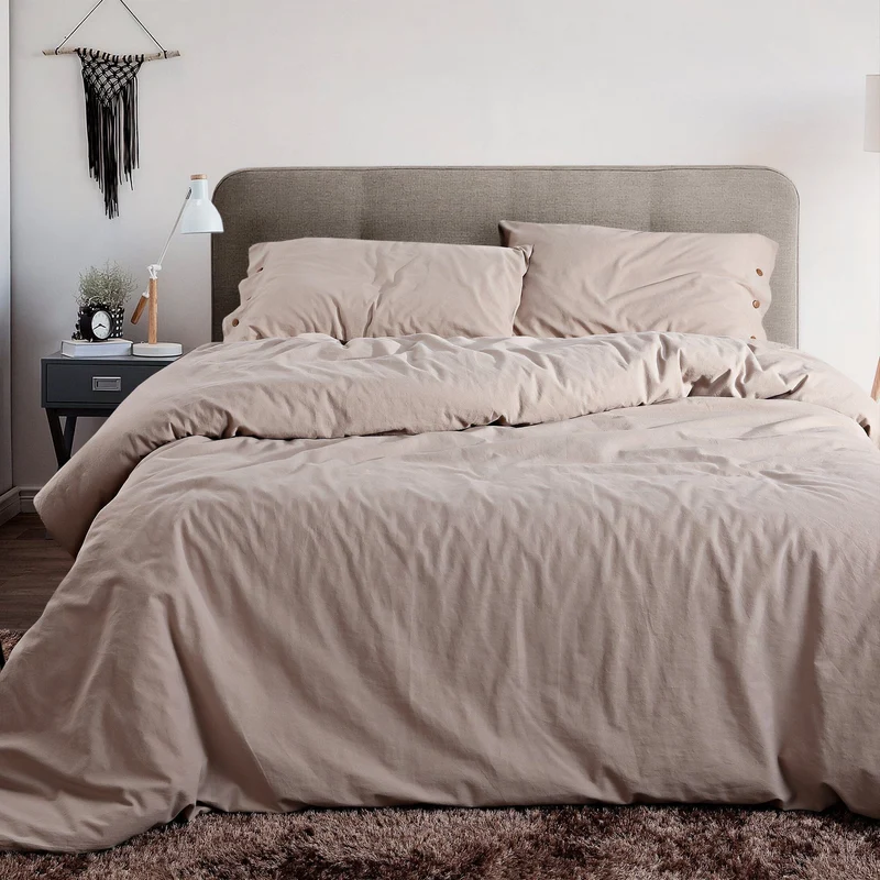 Parure Copripiumino di Cotone StoneWashed No Stiro - Daniel