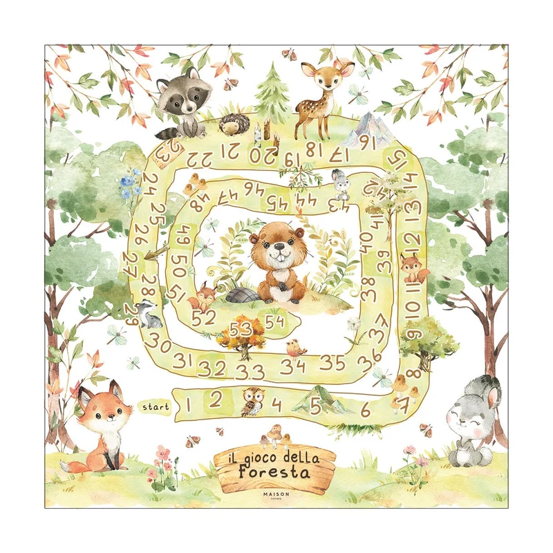 Tovaglia Gioco dell'oca - Gioco Della Foresta