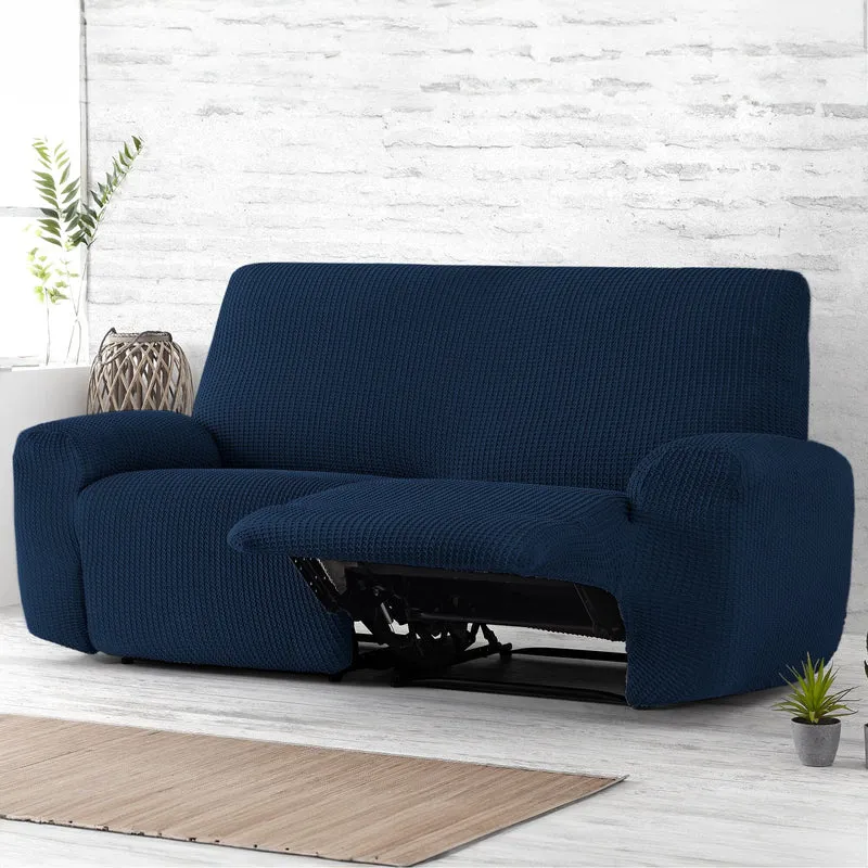 Copridivano Elastico Sagomato per Divano Reclinabile in Tessuto Jacquard - Milos